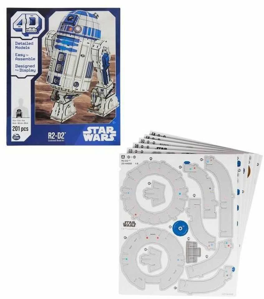 Spin Master STAR WARS 4D dėlionė „Žvaigždžių karai: R2D2“