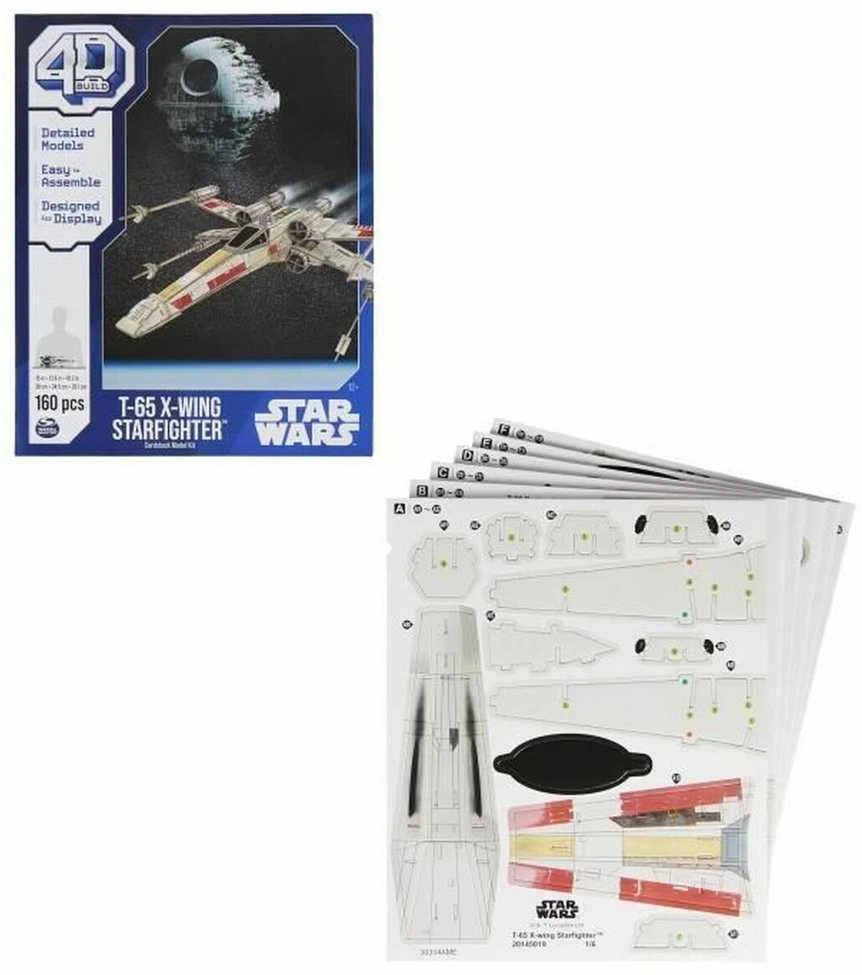 Spin Master STAR WARS 4D dėlionė „Žvaigždžių karai: Xwing“