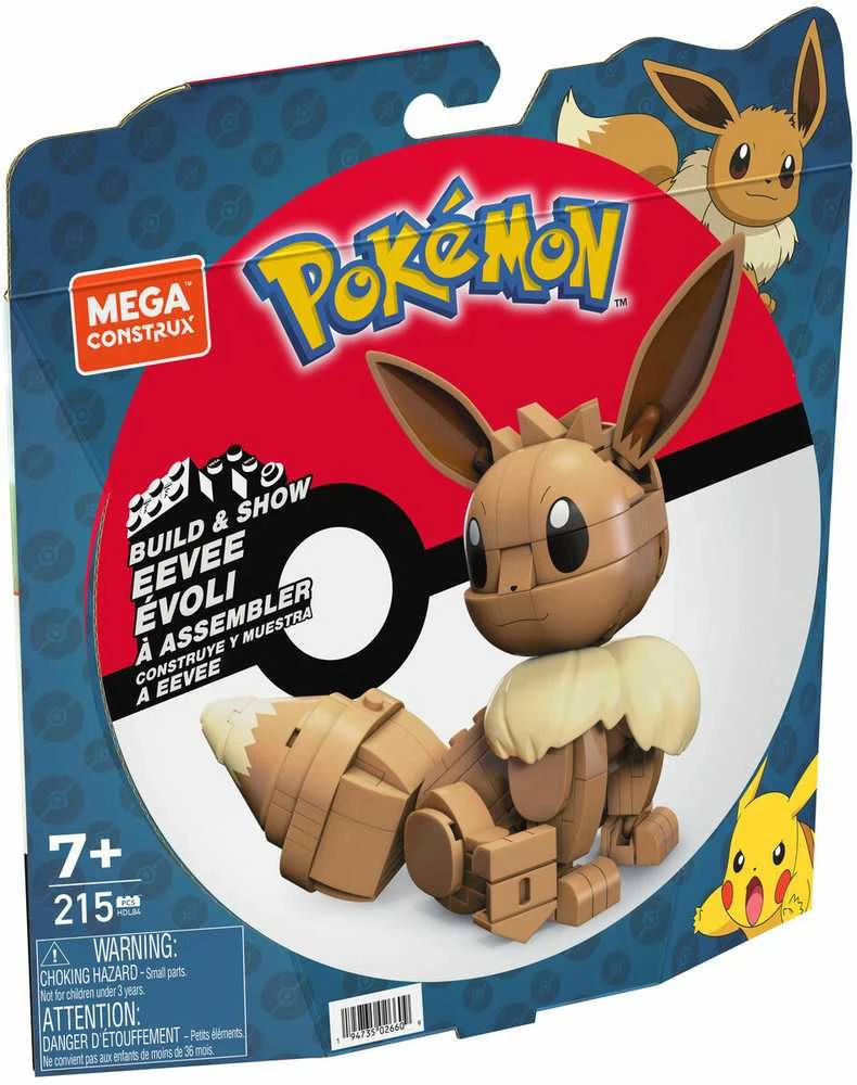 Mega Bloks Mattel MEGA CONSTRUX POKEMON rinkinys – Eevee (HDL84)