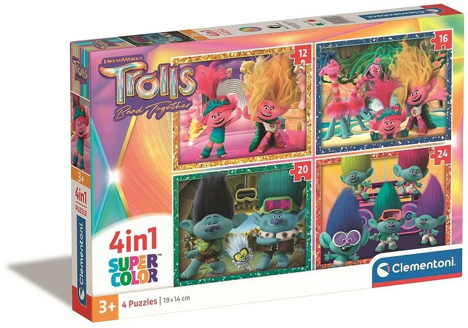 Clementoni Dėlionė 72 vnt. - Troliai