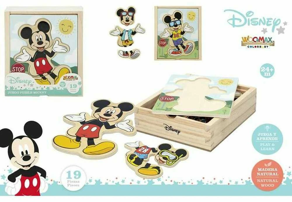 Dėlionė Woomax Vaikiška medinė puzlė Disney Medžio (19 pcs)