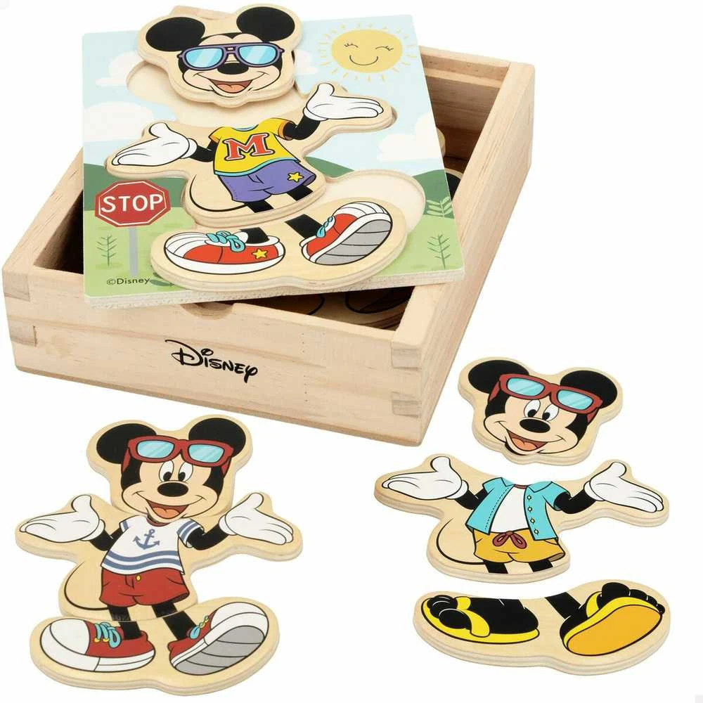 Dėlionė Woomax Vaikiška medinė puzlė Disney Medžio (19 pcs)