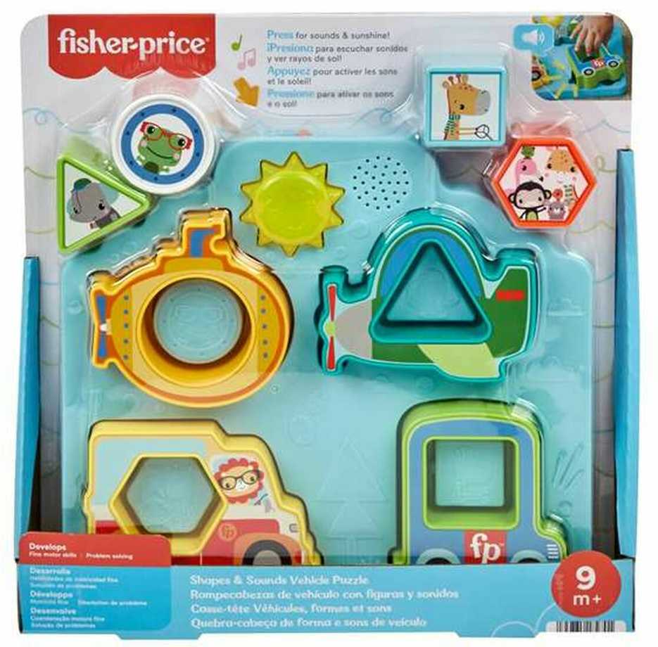 Mattel FISHER-PRICE formelių rūšiuoklė – Mašinėlės (HRP31)