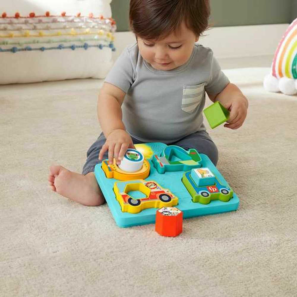 Mattel FISHER-PRICE formelių rūšiuoklė – Mašinėlės (HRP31)
