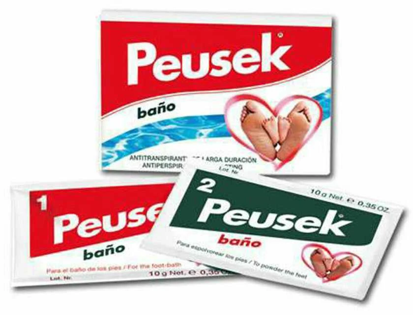Peusek pėdų vonelė: dėžutė ir du paketėliai