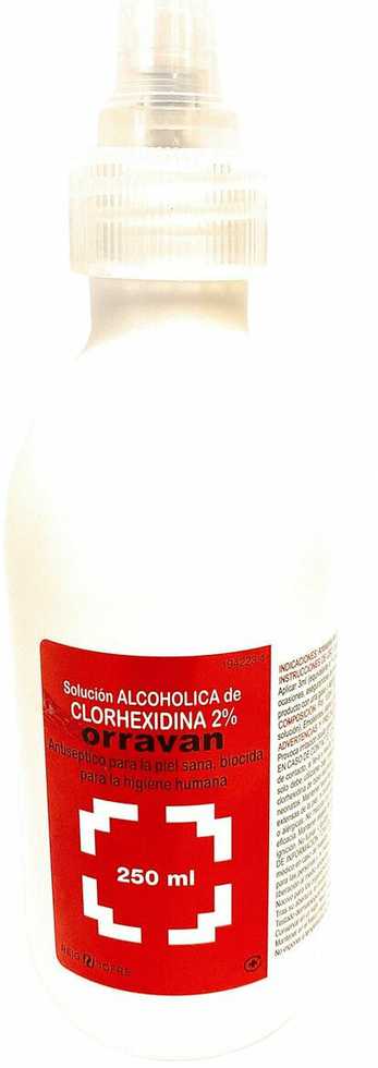Orravan Chlorheksidinas 2% alkoholinis tirpalas 250ml