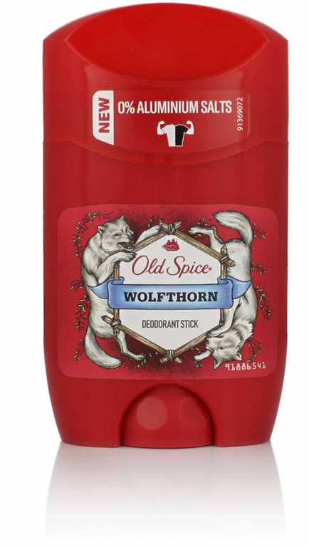 Old Spice Wolfthorn dezodoranto pieštukas su vilkų piešiniu