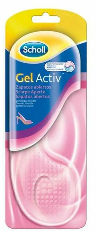 Scholl GelActiv rožiniai vidpadžiai atvirai avalynei