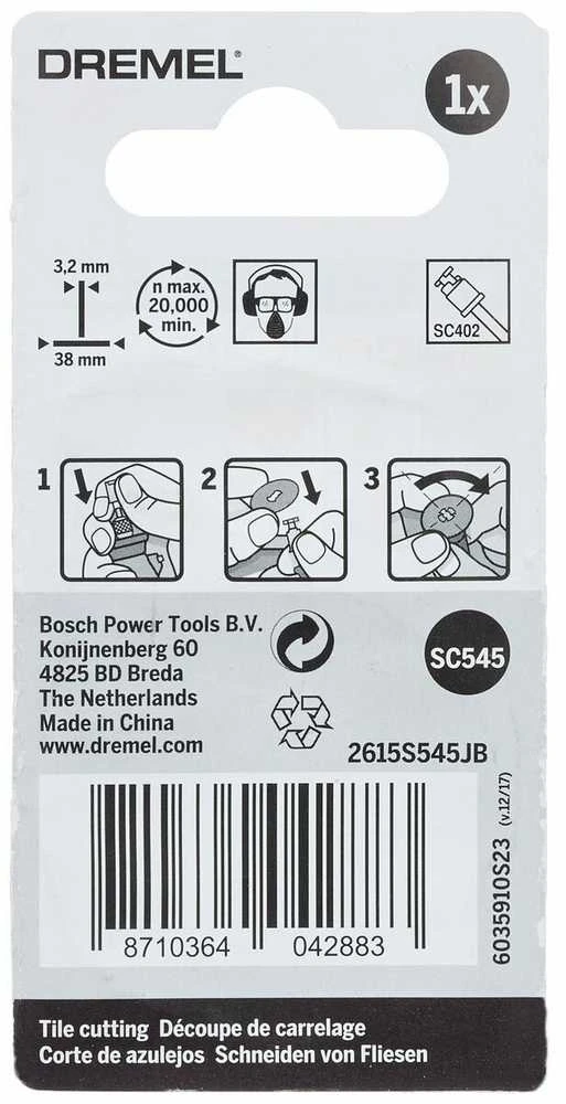 DREMEL Deimantinis pjovimo diskas D=38, 1 vnt.