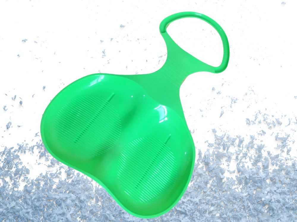 Didelė plastikinė rogė obuolių čiuožykla sniego čiuožykla