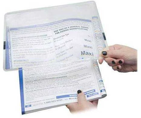Skaitymo lupa fresnelio lęšis A4 dydžio