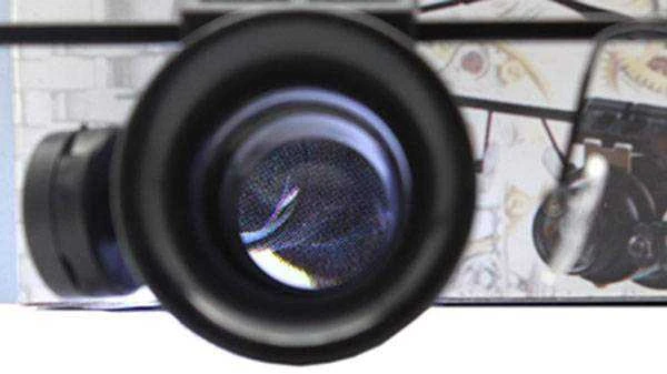 Didinamasis laikrodininko stiklas su LED apšvietimu 20x 15 mm