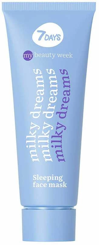 7Days 7 DAYS My Beauty Week naktinė veido kaukė Milky Dreams, 80 ml