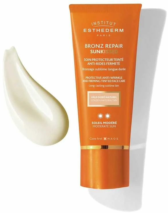 veido kremas apsaugantis odą nuo saulės poveikio Institut Esthederm Sunkissed Bronz Repair 50ml