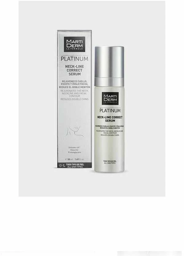 Martiderm Platinum Neck-Line Correct Serum koreguojamasis kaklo ir iškirptės odos serumas, 50 ml