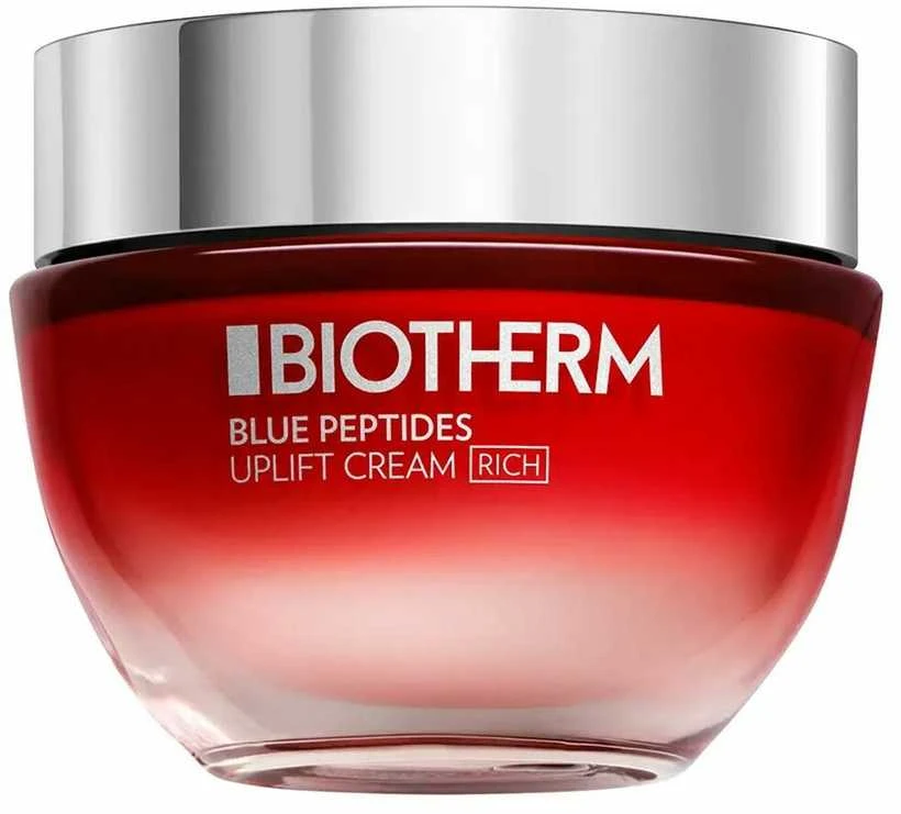 Biotherm Dieninis putojantis kremas su senėjimą stabdančiu poveikiu Mėlyna Peptides (Uplift Kreminis Rich), 50 ml