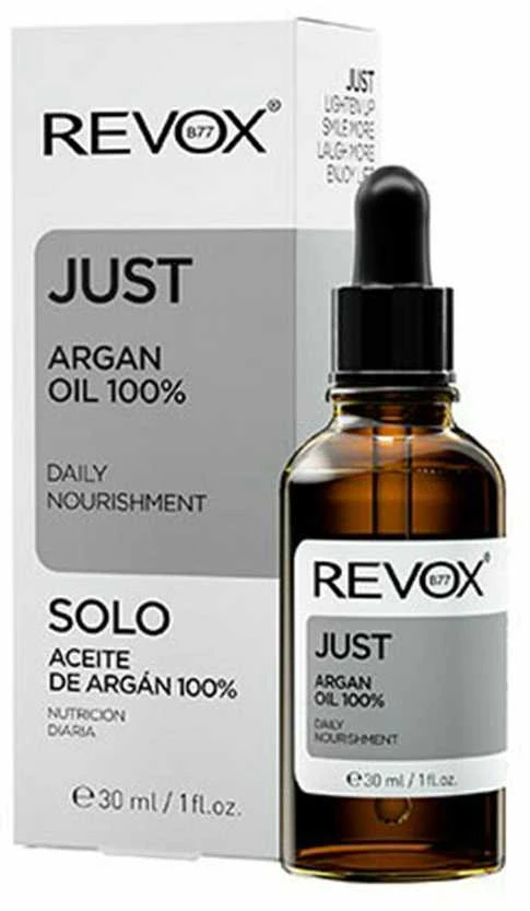 Revox B77 Just Argan maitinamasis aliejus veidui ir kaklui, 30 ml