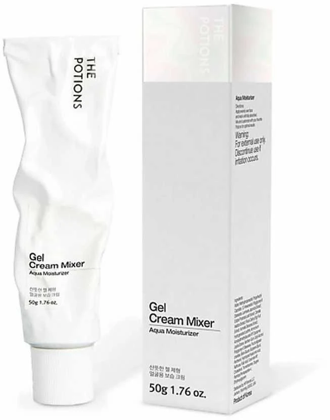 The Potions Gel Kreminis Mixer Aqua Moisturizer drėkinamasis veido kremas-gelis 50g