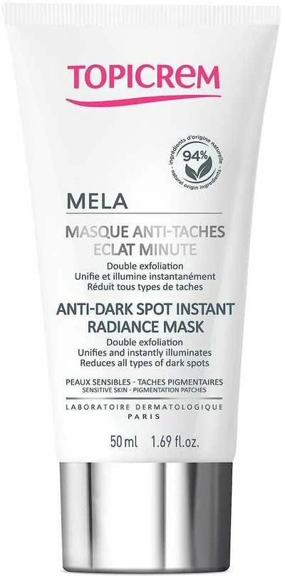 Topicrem MELA Anti-Dark Spot Instant Radiance Mask skaistinanti veido kaukė, 50 ml