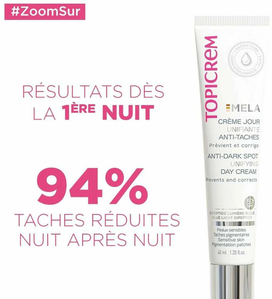 Topicrem MELA korekcinis dieninis kremas SPF 50 - korekcinis dieninis kremas - 40 ml