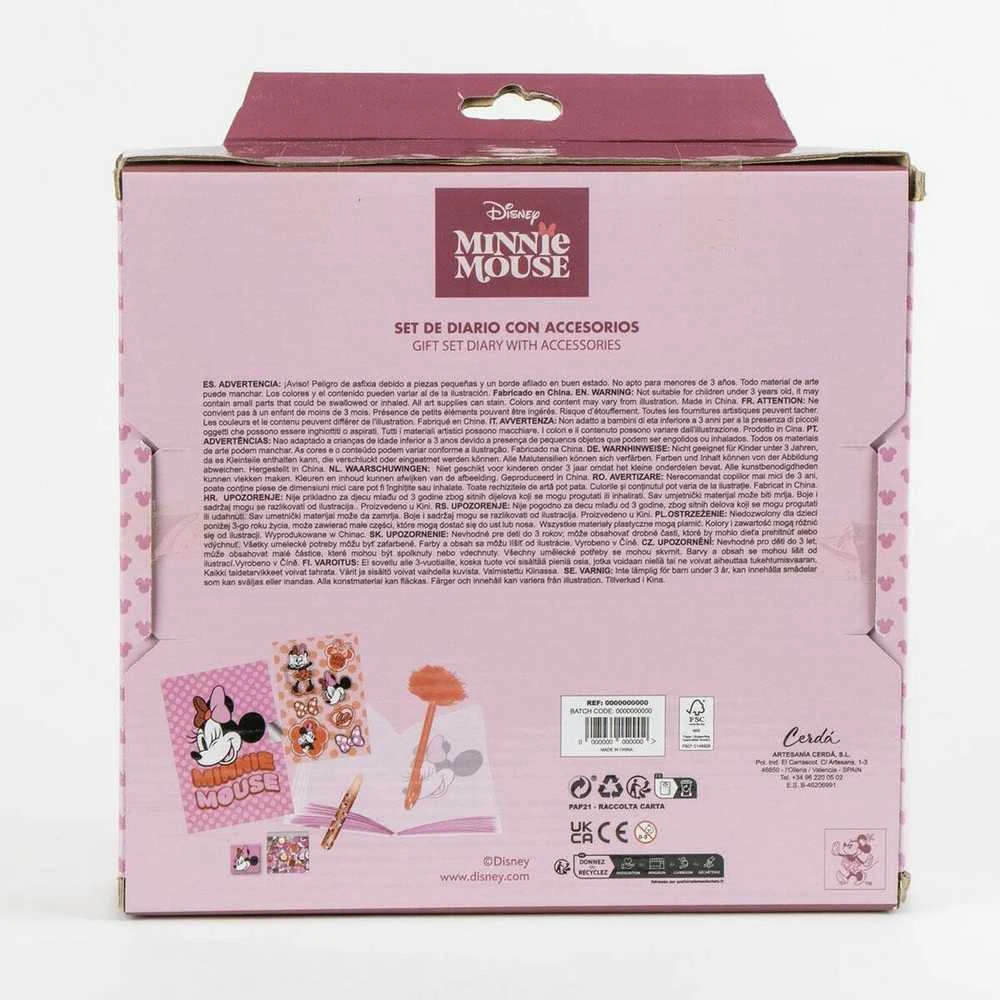 Minnie Mouse CERDÁ Disney Minnie Diary set