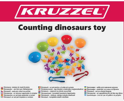 Kruzzel Dinozaurai – mokymosi skaičiuoti rinkinys 22496