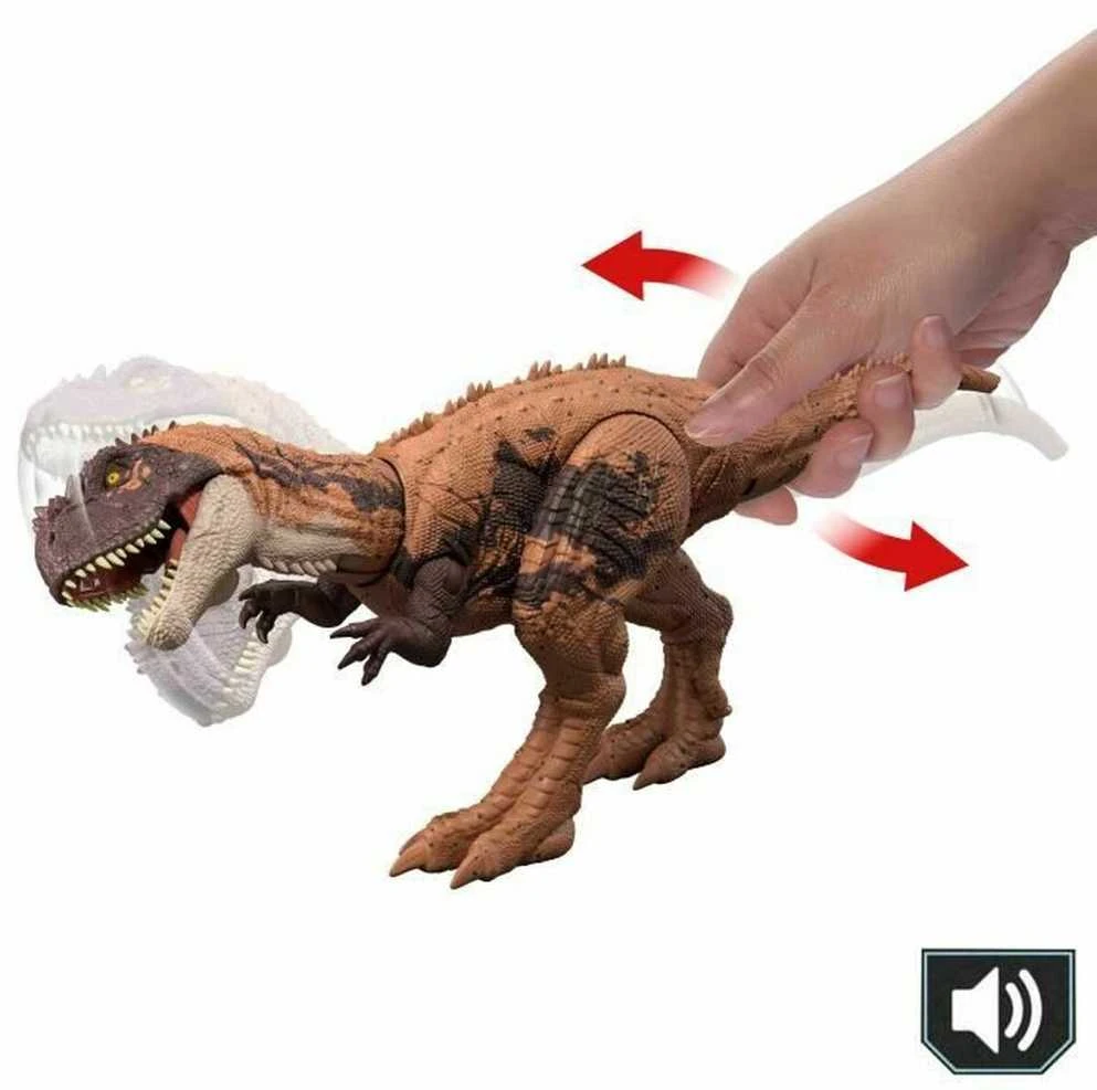 Mattel Kryptops Juros periodo pasaulio dinozauro figūrėlė su laukiniu riaumojimu ir judančiomis dalimis ZA6057