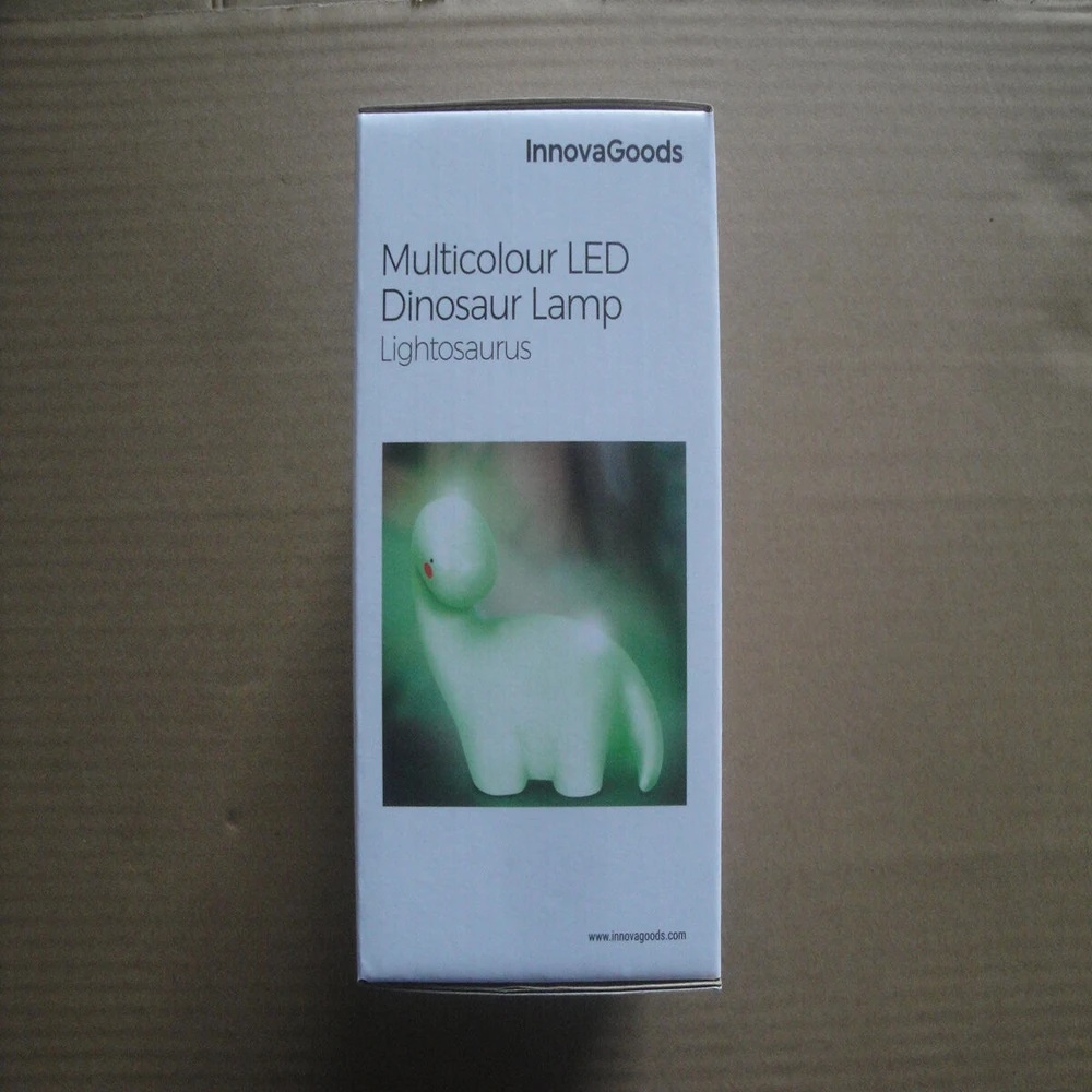 Dinozauro LED daugiaspalvė lempa Lightosaurus InnovaGoods