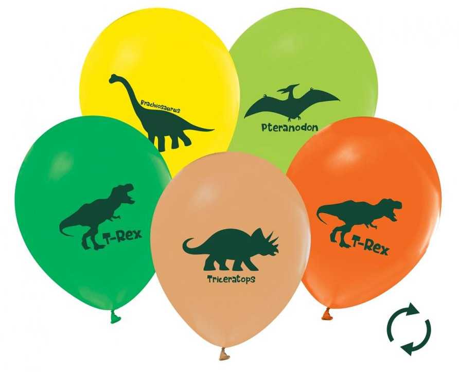 GoDan Dinozaurų balionai 5vnt.