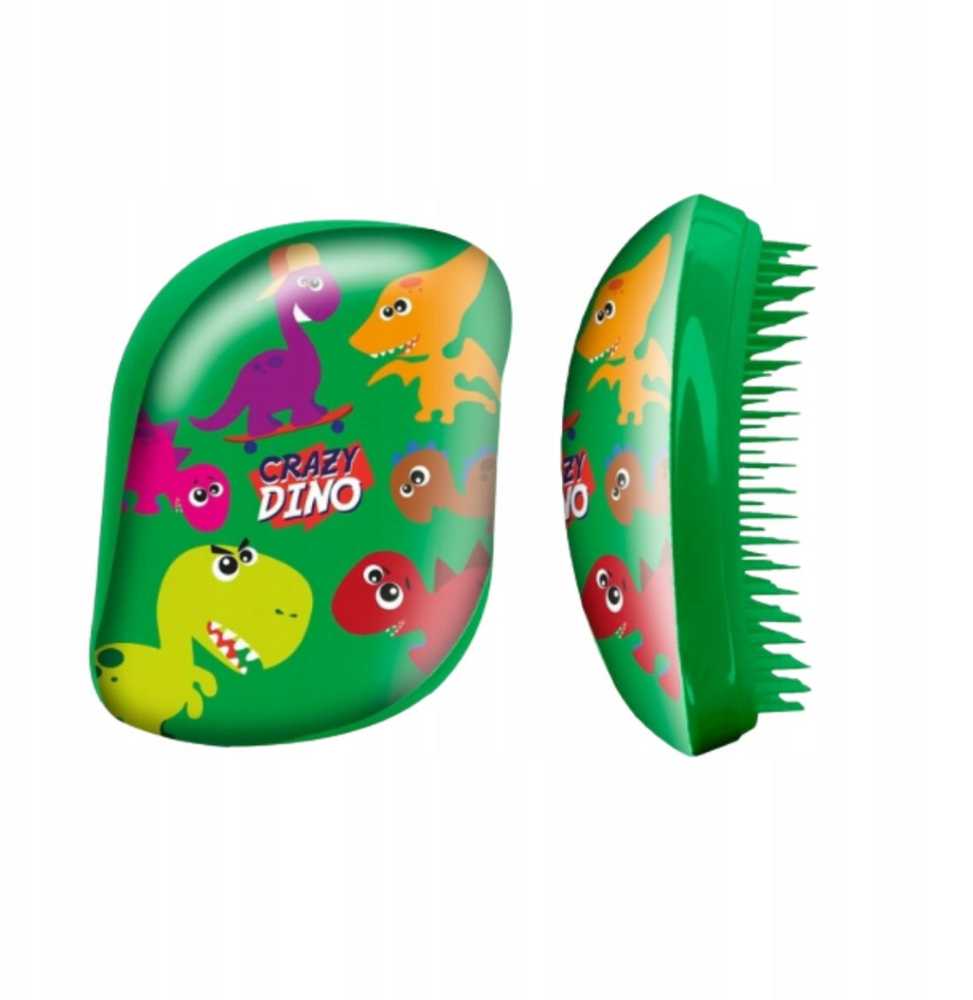 Kids Euroswan - Akcesoria licencyjne Kids Euroswan - Priedai licencyjne Plaukų šepetys - Crazy Dino