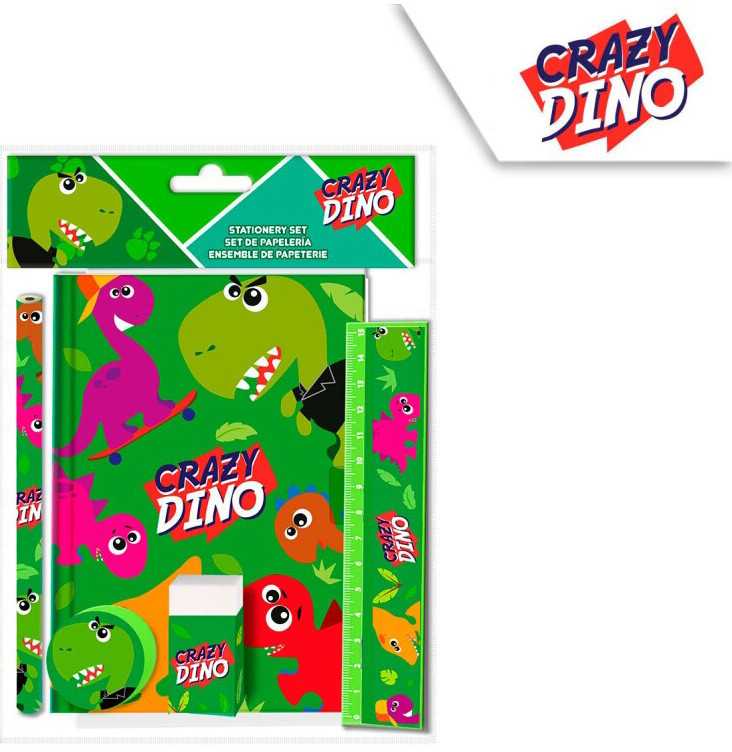 Dinozaurų raštinės reikmenų rinkinys (5 dalys)