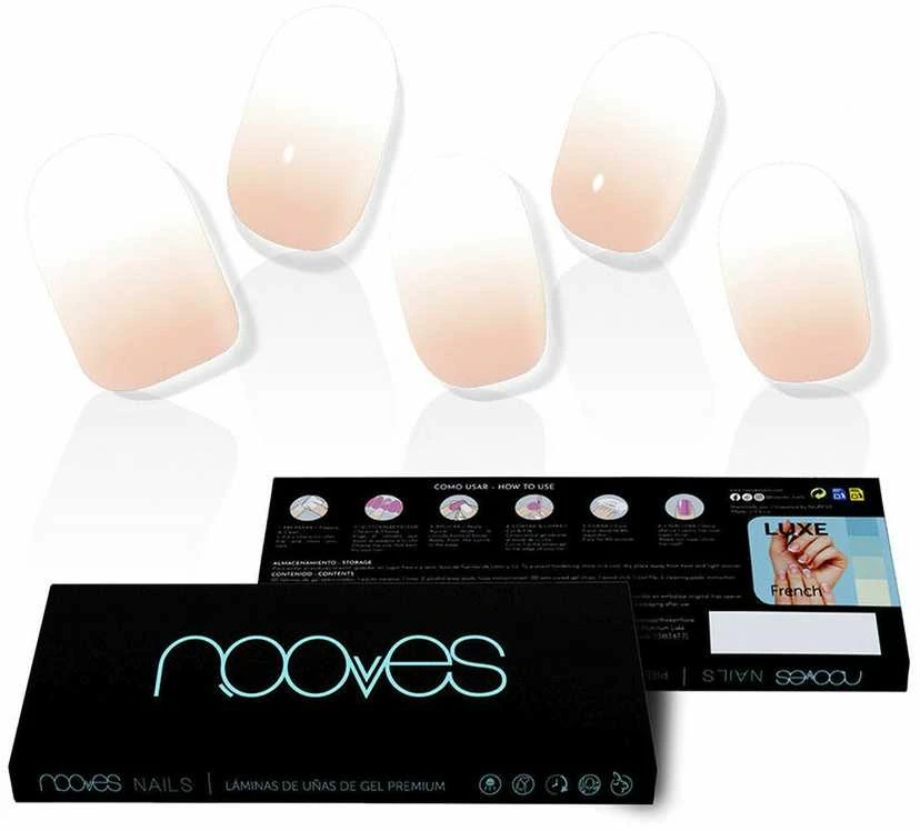 Nooves Nude Baby Boomer Premium Luxe Gradient klijuojami nagai 20 vnt