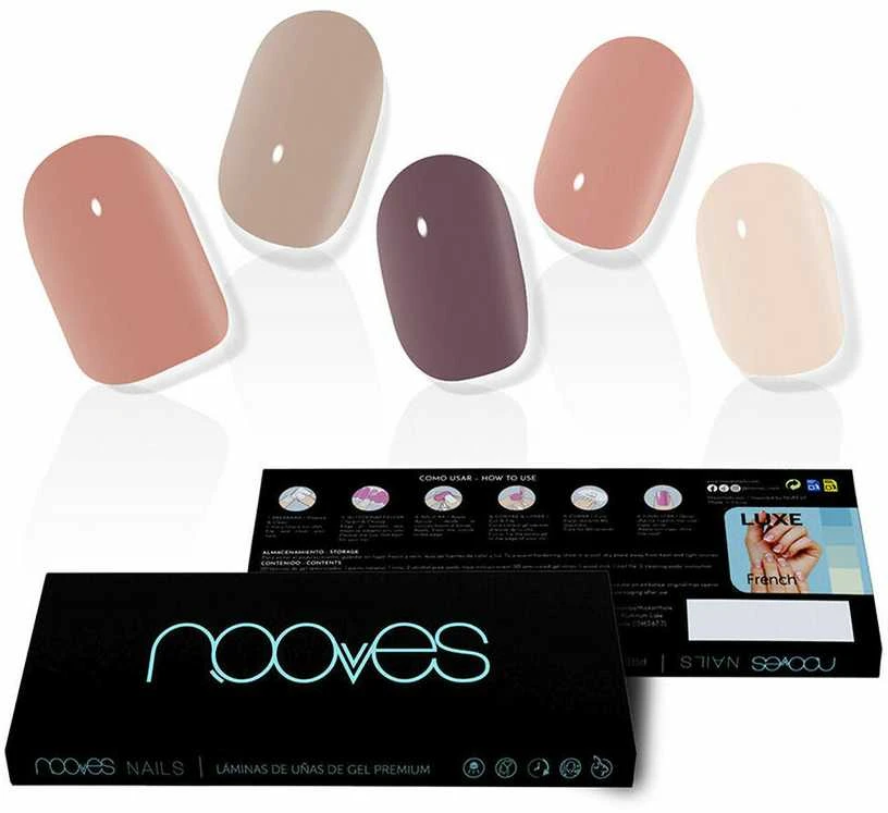 Nooves Secret Earth Premium Luxe klijuojami nagai 20 vnt