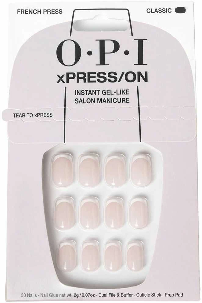 Opi Xpress-On Uñas Artificiales Nail Art Manicura Francesa 30 U
