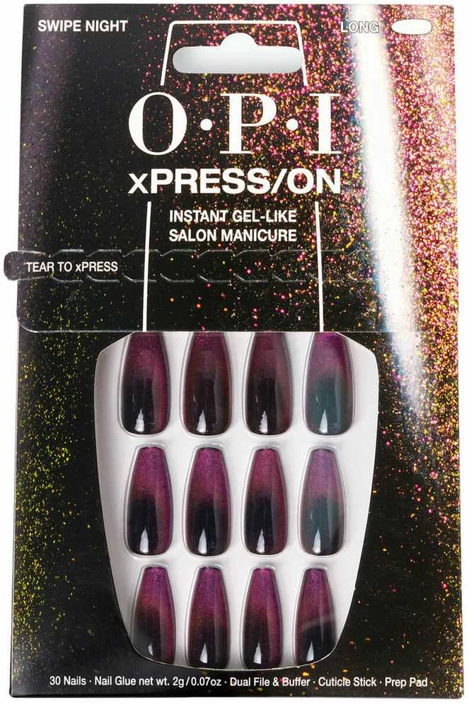 „Opi Xpress-On“ dirbtiniai nagai Nagų dailė „Swipe Night“ 30 U