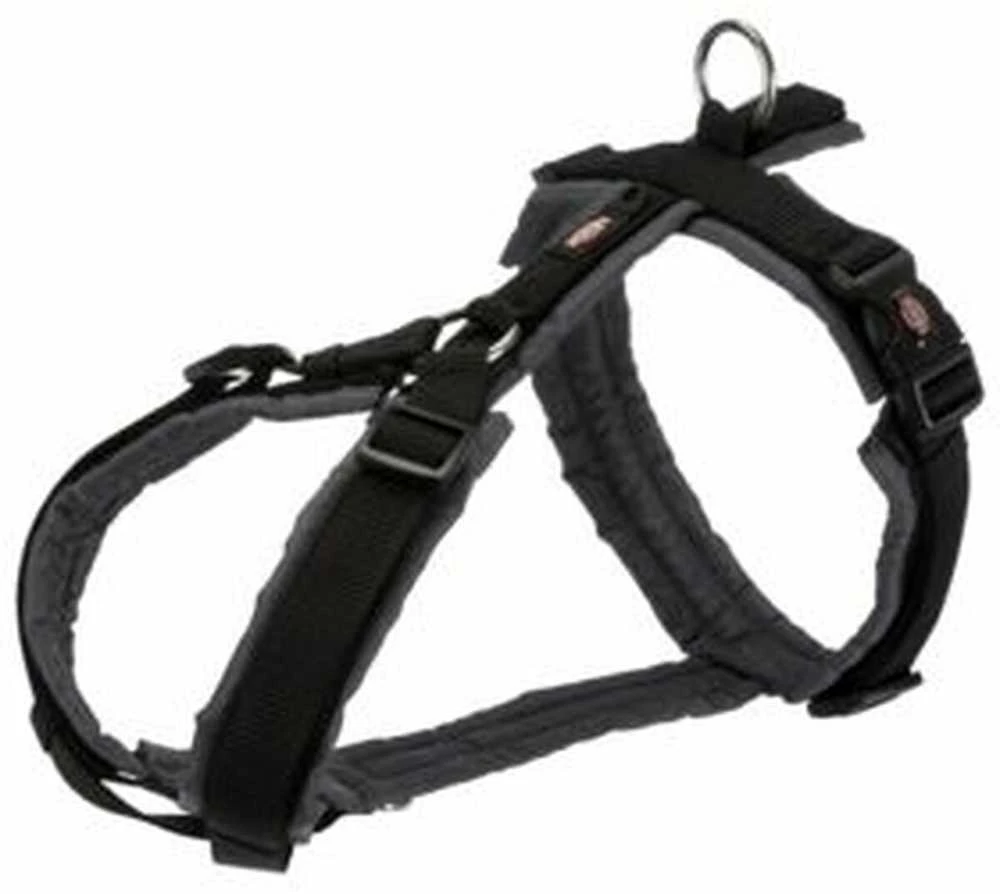 Trixie Premium trekingas, pakinktai, šuniui, raudona/grafitas, juosta, S–M: 44–53 cm/20 mm