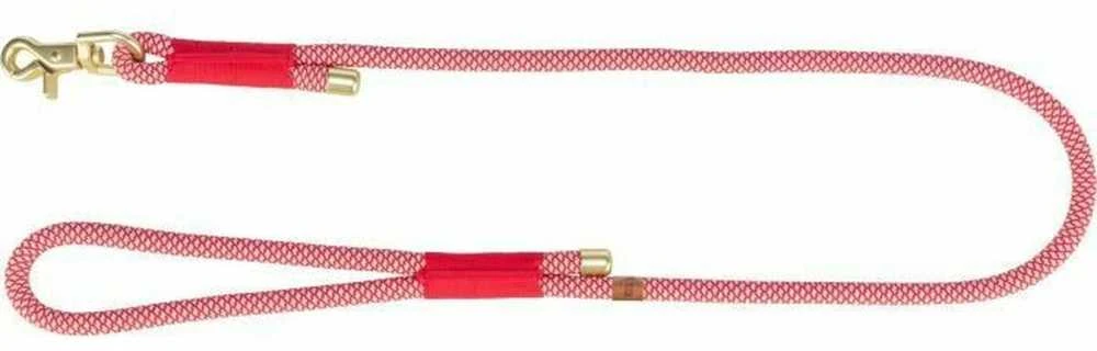 Trixie Soft Rope, smycz, šuniui, raudona/kreminė, nylon, S–XL: 1.00 m/o 10 mm