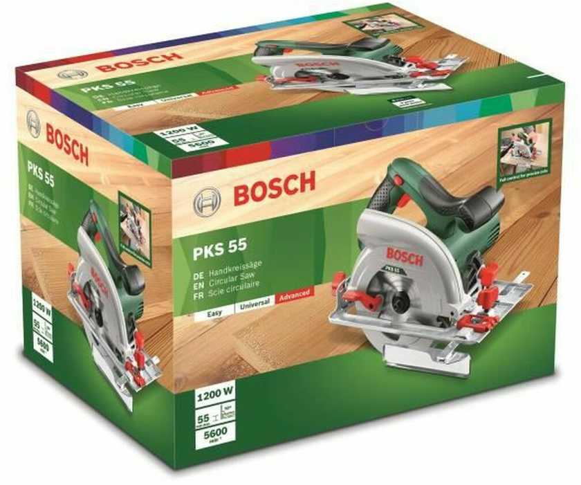 Bosch DIY - PKS 55 A diskinis pjūklas 1200 W 230 V