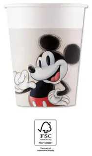 GoDan Mickey&Minnie popieriniai puodeliai 200ml 8vnt