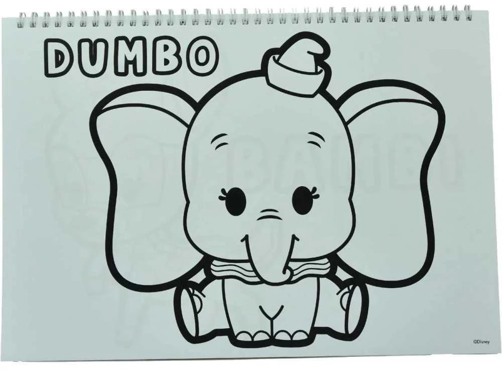 „Disney Animals“ klasikinis A/4 formato spiralinis eskizų sąsiuvinis su 40 lapų ir lipdukais