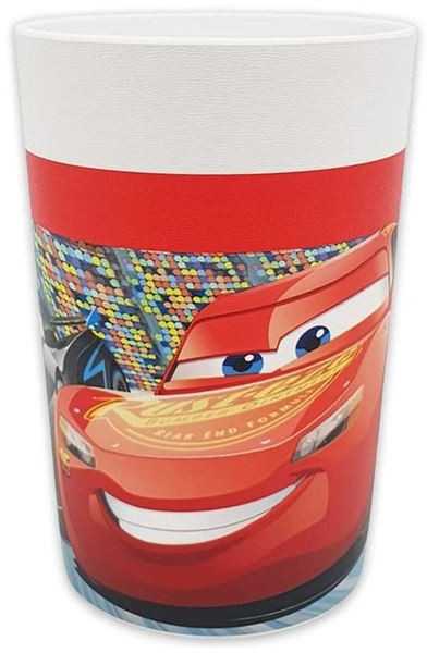 „Disney Cars“ arenos lenktynių plastikinių puodelių rinkinys, 230 ml