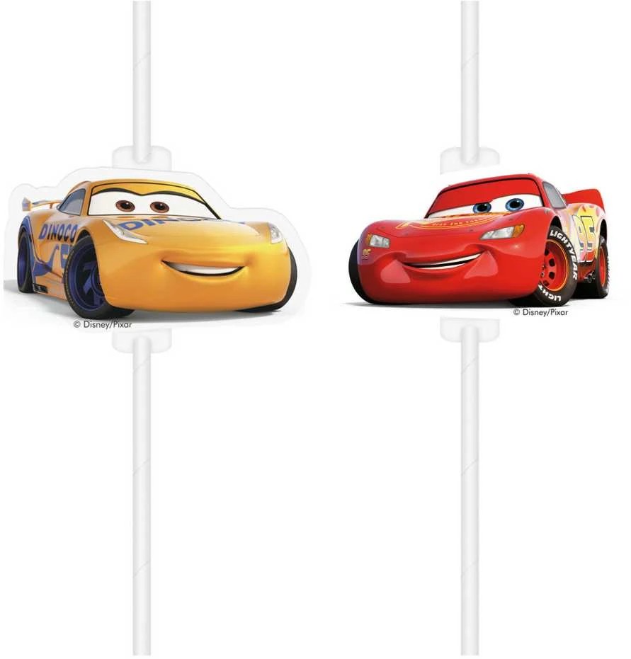 Globos Europe Bv Disney Cars 3 papirsugerør