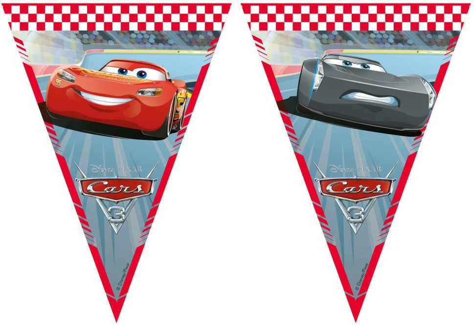 Globos Europe Bv Disney Cars 3 vimpelguirlande