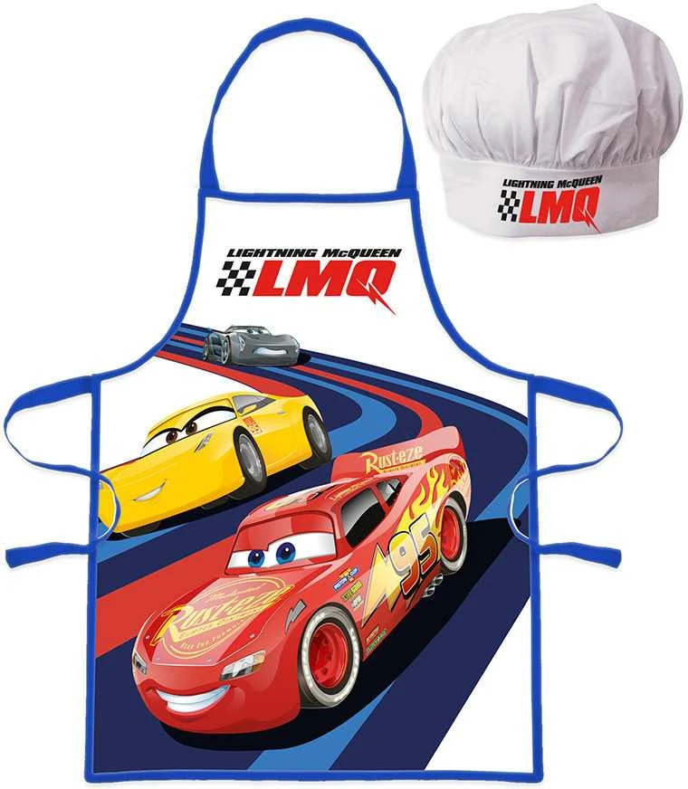 "Disney Cars" 2 dalių prijuostės vaikams