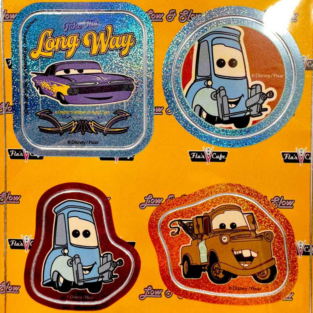 „Disney Cars Long Way“ holografinių lipdukų rinkinys