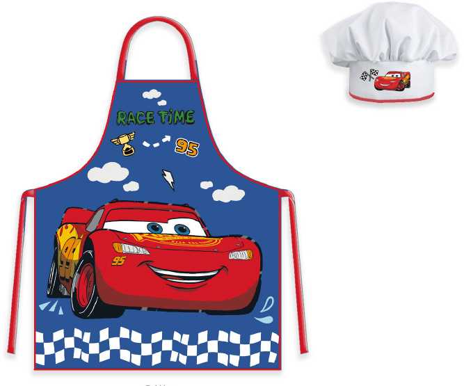 "Disney Cars" 2 dalių prijuostė vaikams