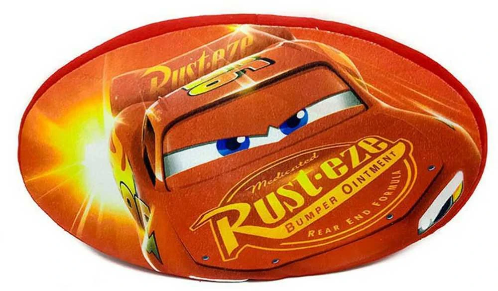 Disney Cars raudona dekoratyvinė pagalvėlė veliūru