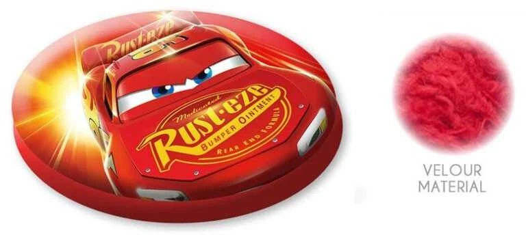 Disney Cars raudona dekoratyvinė pagalvėlė veliūru