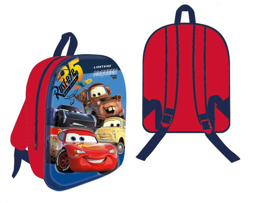 "Disney" automobiliai Rust eze 3D kuprinė, 30 cm