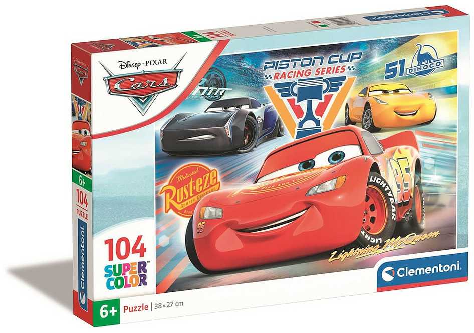 Clementoni Dėlionė 104 vnt. - Ratai 3